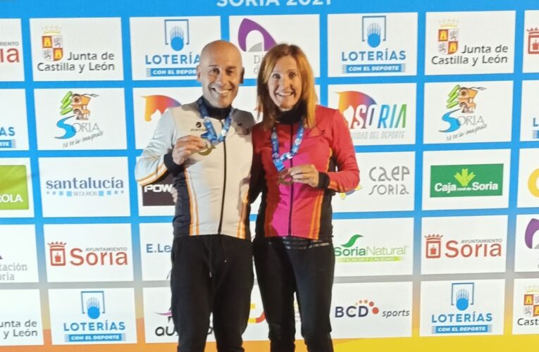 2021 – Núria Ribalta i Àngel Vidal es proclamen campions d’Espanya de duatló Mitja Distància