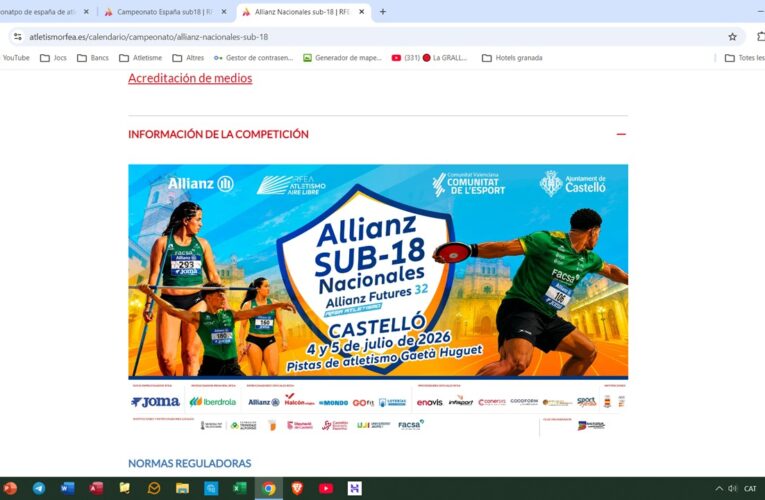 2026-07-07 – Campionat d’Espanya Sub-18